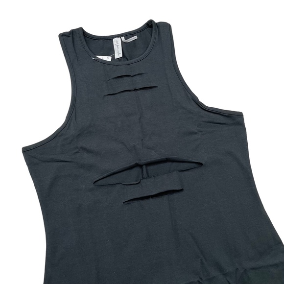 Urban Outfitters Slashed Mini Dress Black Large - Picture 7 of 12